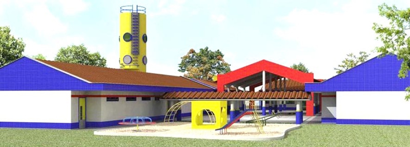 Convite para a assinatura de ordem de serviço para a supercreche
